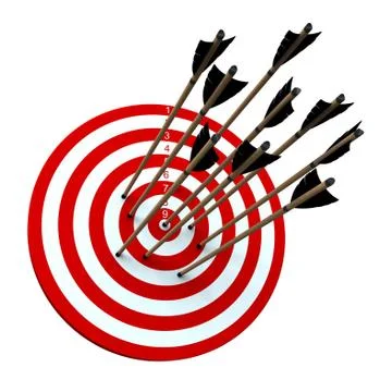 On target Stock Illustration
