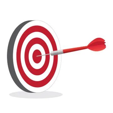 On Target Stock Illustration
