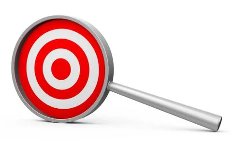 The target Stock Illustration