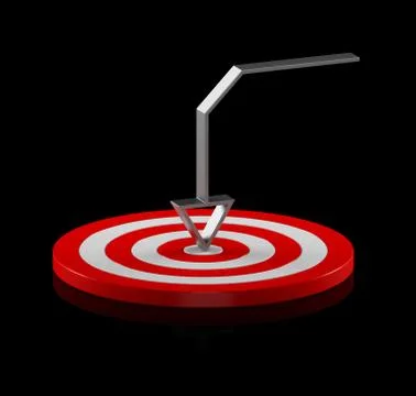 The target Stock Illustration
