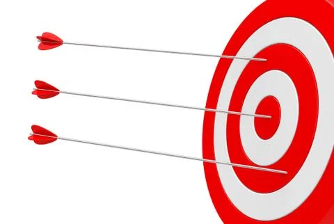 The target Stock Illustration
