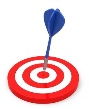 The target Stock Illustration