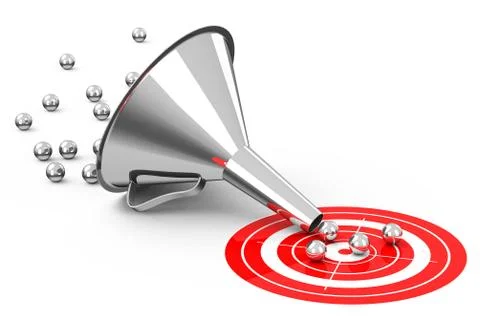 The target Stock Illustration