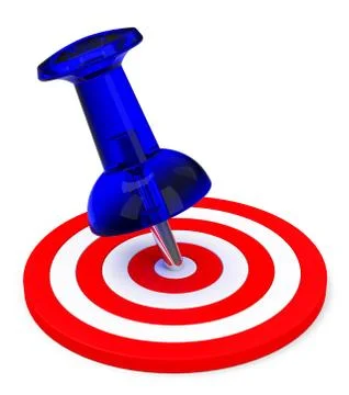 The target Stock Illustration