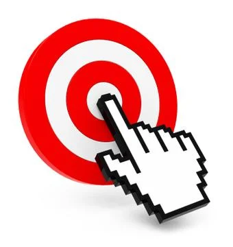 The target Stock Illustration