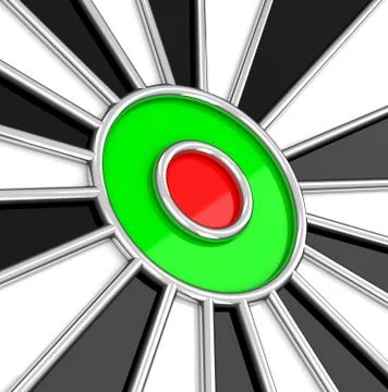 The target Stock Illustration