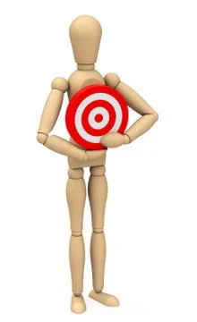 The target Stock Illustration