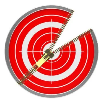The target Stock Illustration