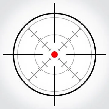 The target Stock Illustration
