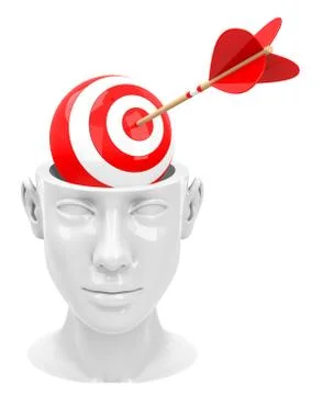 The target Stock Illustration