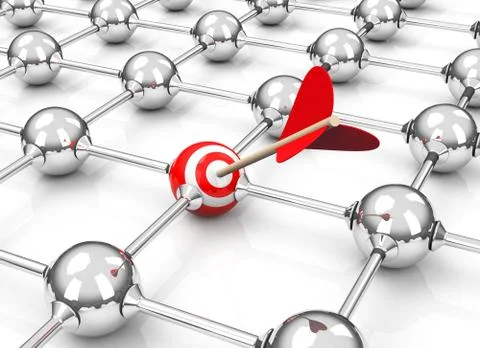 The target Stock Illustration