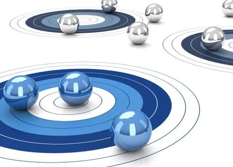 The target Stock Illustration