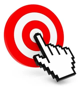 The target Stock Illustration