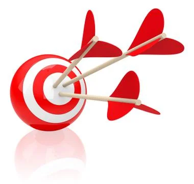 The target Stock Illustration