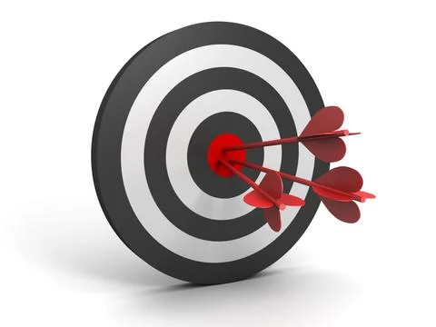 In target Stock Illustration