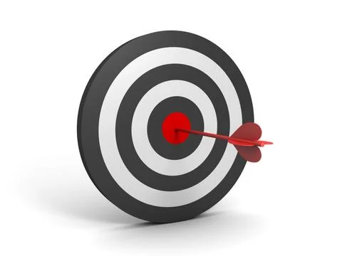 In target Stock Illustration