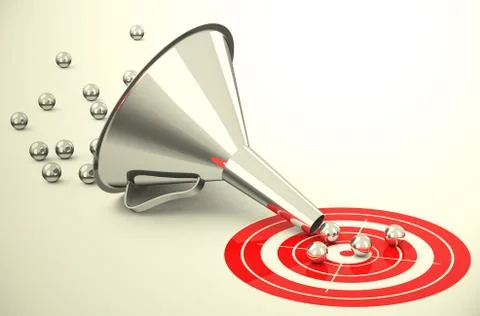 The target Stock Illustration