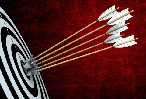 On target Stock Illustration