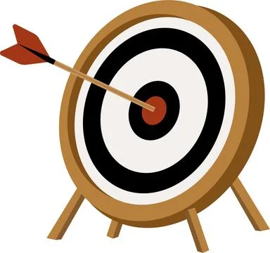  target Illustrazione stock