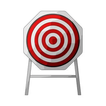 Target illustration Ilustração Stock