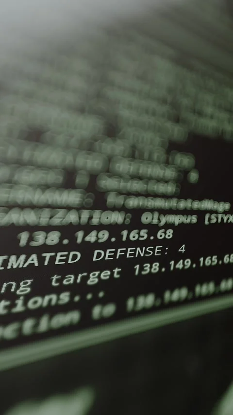 Target IP address for hacking. Ethical hacking concept Stock Footage 329752169