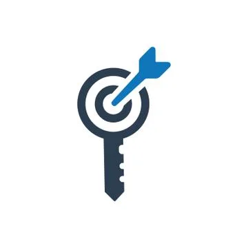 Target Keyword Icon Stock Illustration