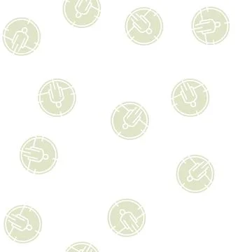 Target kill glyph seamless pattern Stock Illustration
