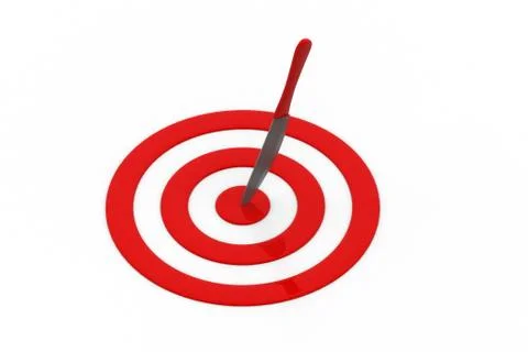 Target with knife Free Stock Illustration