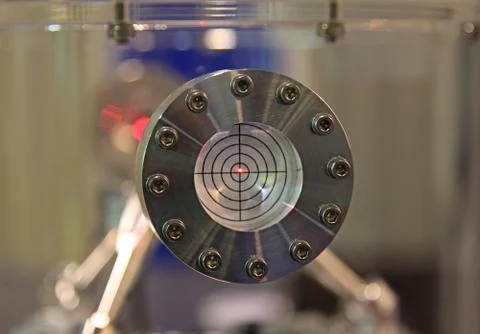 Target laboratory laser Stock Photos