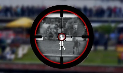 Target located Stock Illustration