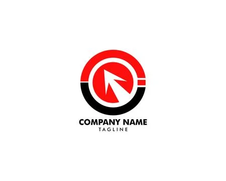 Target logo design Stock Illustration