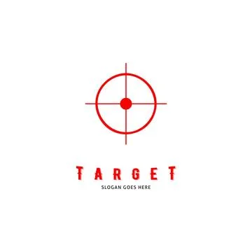 Target logo icon vector template design Stock Illustration