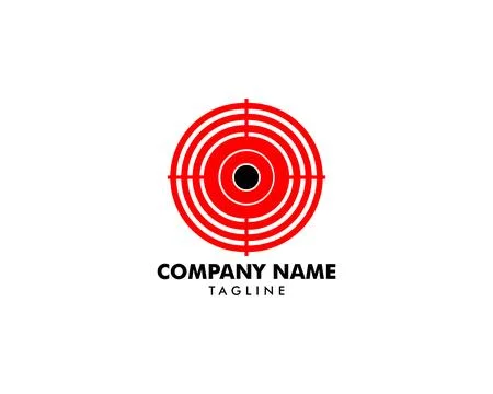 Target logo icon vector template design Stock Illustration