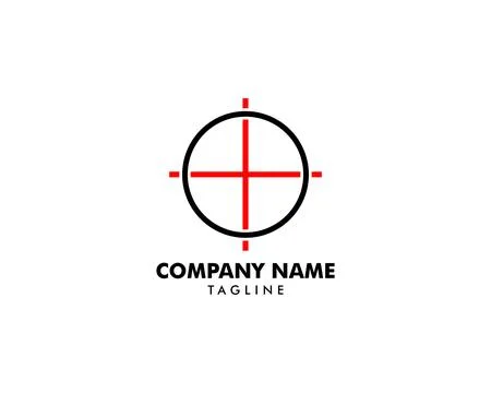 Target logo icon vector template design Stock Illustration