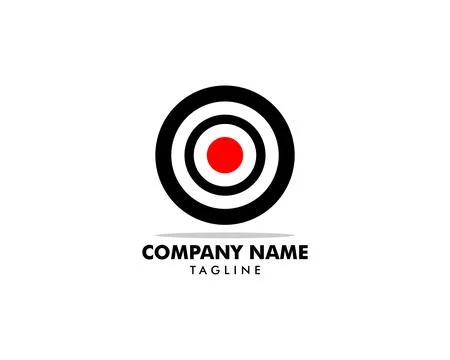 Target logo icon vector template design Stock Illustration