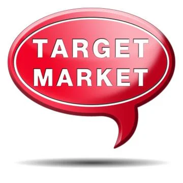 Target market Stock Illustration