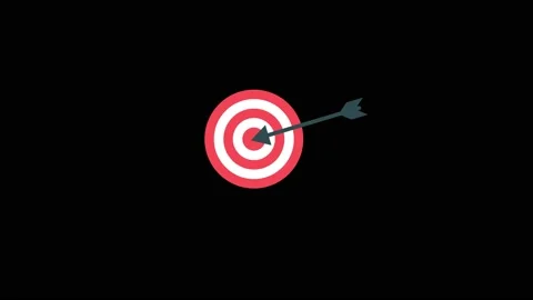 Target marketing animation Stock Footage 147388685