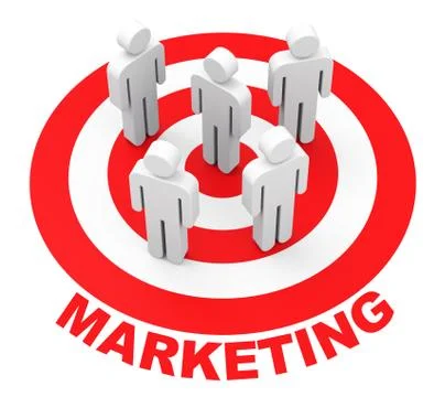 Target marketing Stock Illustration