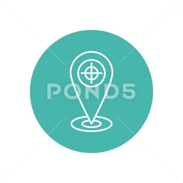 Target military force line block style: Graphic #124559901