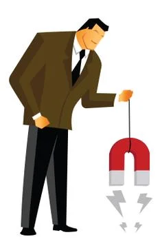 Target mining Stock Illustration