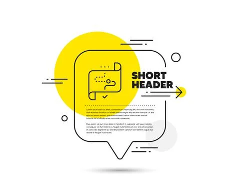 Target path line icon. Stratery goal sign. Core value. Vector Stock Illustration