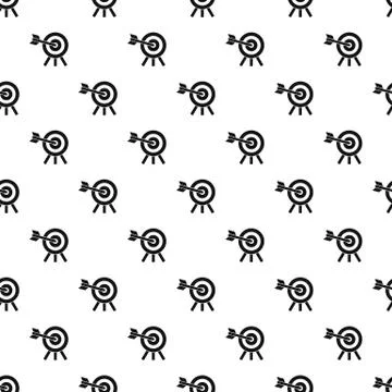 Target pattern, simple style Stock Illustration