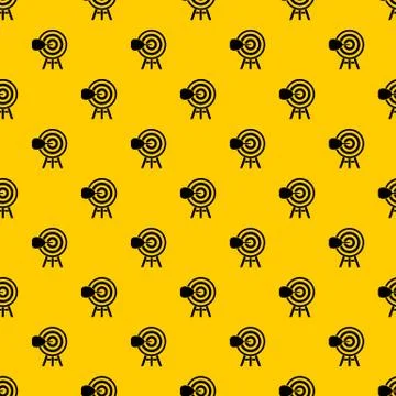 Target pattern vector Illustrazione stock