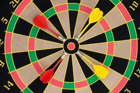 Target plate Stock Photos
