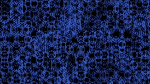 Target Point Hexagon Shape Bumping Dance Motion Stock Footage 100654142