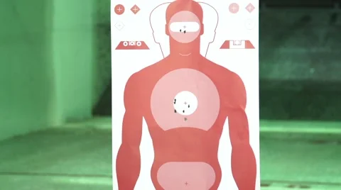 Target practice timelapse Vídeos de archivo 49360951