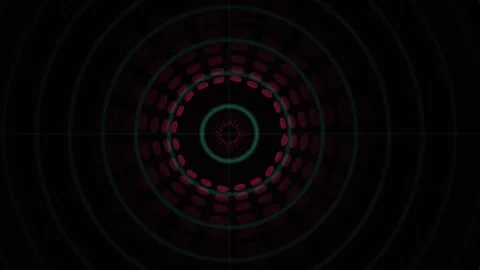 Target with red lights on screen. Stock Footage 340041534