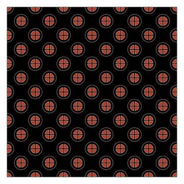 Target seamless geometric pattern. Stock Illustration