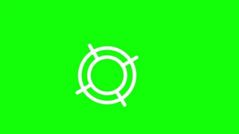 Target searching scope and scanning element theme. Stock Footage 257429895