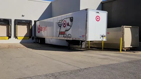 Target Semi Truck Object Retailer Markla... | Stock Video | Pond5